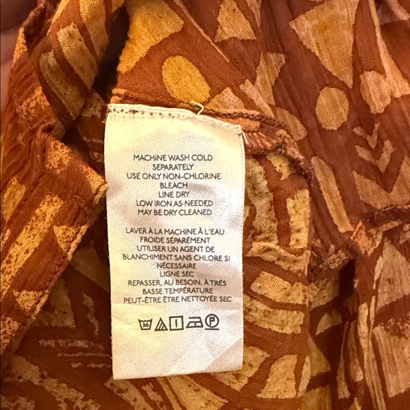 Pilcro Earthy Patterned Blouse - Picture 6 of 7
